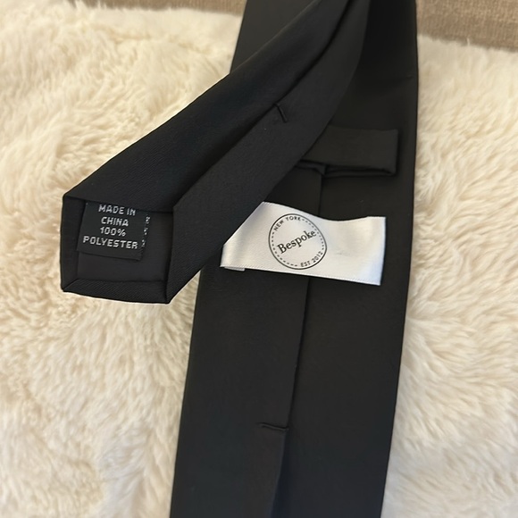 Bespoke 3” Men’s Neck tie, Black - Picture 4 of 6